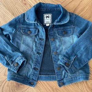 Gymboree girls stretch jean jacket
